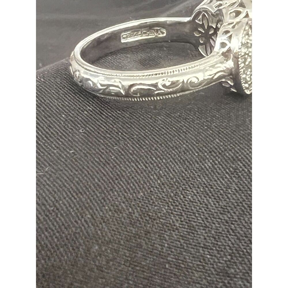 Tacori "Bloom with Love" 3-Stone Ring, Size 8 - Picture 7 of 9